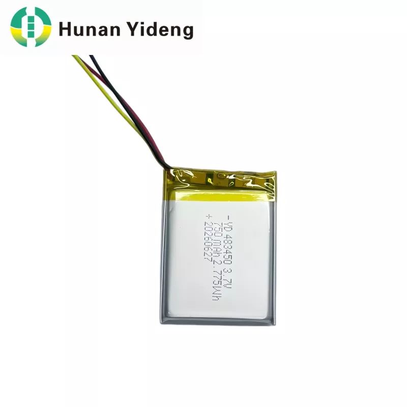3.7V 750mAh 483447 ຄວາມຈຸສູງ Lithium Polymer ຫມໍ້ໄຟ Lipo Rechargeable ຂະຫນາດນ້ອຍ