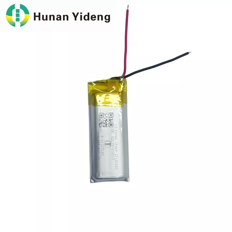 801435 3.7v 500mah Li Ion Battery Pack 1.48wh ສໍາລັບ Smart Door Lock